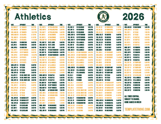 Central Times 2026
 Athletics Printable Schedule
