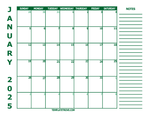 3 Year Calendars