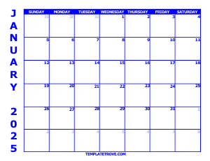 2 Month Calendars